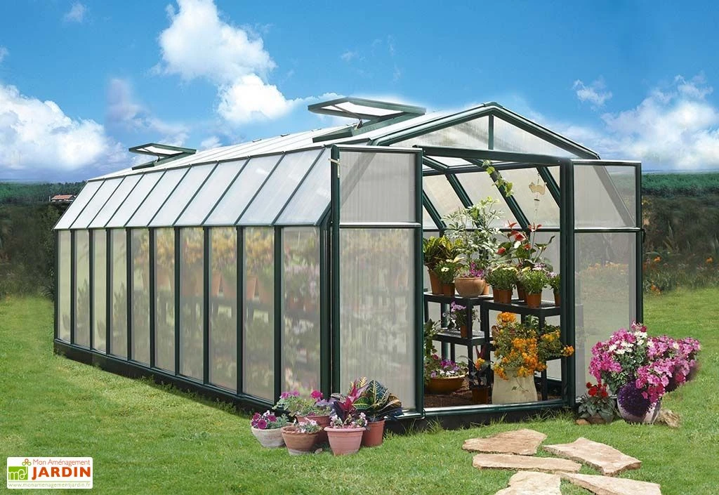 Serre De Jardin Polycarbonate Et PVC 6,5 X 2,5 M – Hobby Gardener 8x20 1 Serre De Jardin Polycarbonate Et PVC 6,5 X 2,5 M – Hobby Gardener 8x20