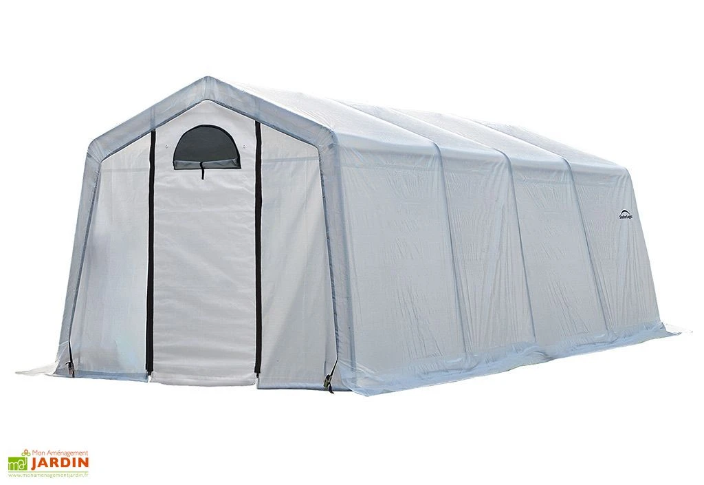 Serre De Jardin Souple Avec Aérations En Polyéthylène Et Acier 18 M² 2 Serre De Jardin Souple Avec Aérations En Polyéthylène Et Acier 18 M² – Image 2