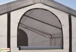 Serre De Jardin Souple Avec Aérations En Polyéthylène Et Acier 3 M² -Abriet Mobilier Soldes Boutique serre jardin souple polyethylene acier aeration 3m2 1