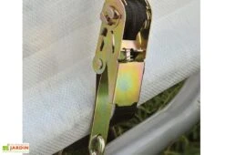 Serre De Jardin Souple Avec Aérations En Polyéthylène Et Acier 3 M² -Abriet Mobilier Soldes Boutique serre jardin souple polyethylene acier aeration 3m2