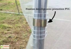 Serre Tunnel Tonneau En Polyéthylène 27 M² - Essentielle 9 X 3 M -Abriet Mobilier Soldes Boutique serre jardin tunnel essentielle tonneau 7 3