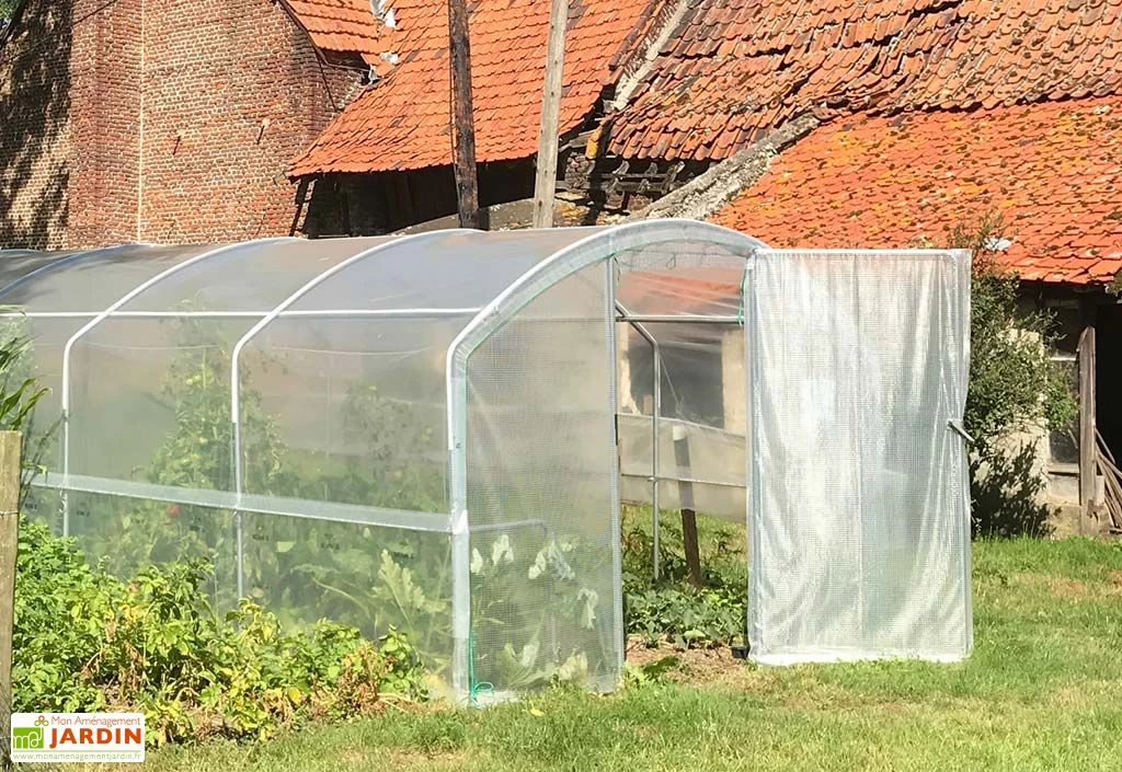 Serre Tunnel Tonneau En Polyéthylène 36 M² - 4 Saisons 12 X 3 M 1 Serre Tunnel Tonneau En Polyéthylène 36 M² - 4 Saisons 12 X 3 M