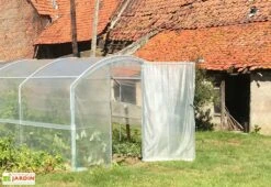 Serre Tunnel Tonneau En Polyéthylène 13,5 M² - 4 Saisons 4,5 X 3 M 7 Serre Tunnel Tonneau En Polyéthylène 13,5 M² - 4 Saisons 4,5 X 3 M -Abriet Mobilier Soldes Boutique serre jardin tunnel polyethylene tonneau 4 saisons 300x450cm