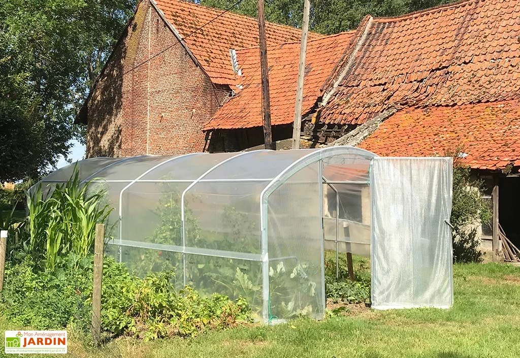 Serre Tunnel Tonneau En Polyéthylène 18 M² - 4 Saisons 6 X 3 M 1 Serre Tunnel Tonneau En Polyéthylène 18 M² - 4 Saisons 6 X 3 M