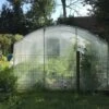 Serre Tunnel Tonneau En Polyéthylène 13,5 M² - 4 Saisons 4,5 X 3 M