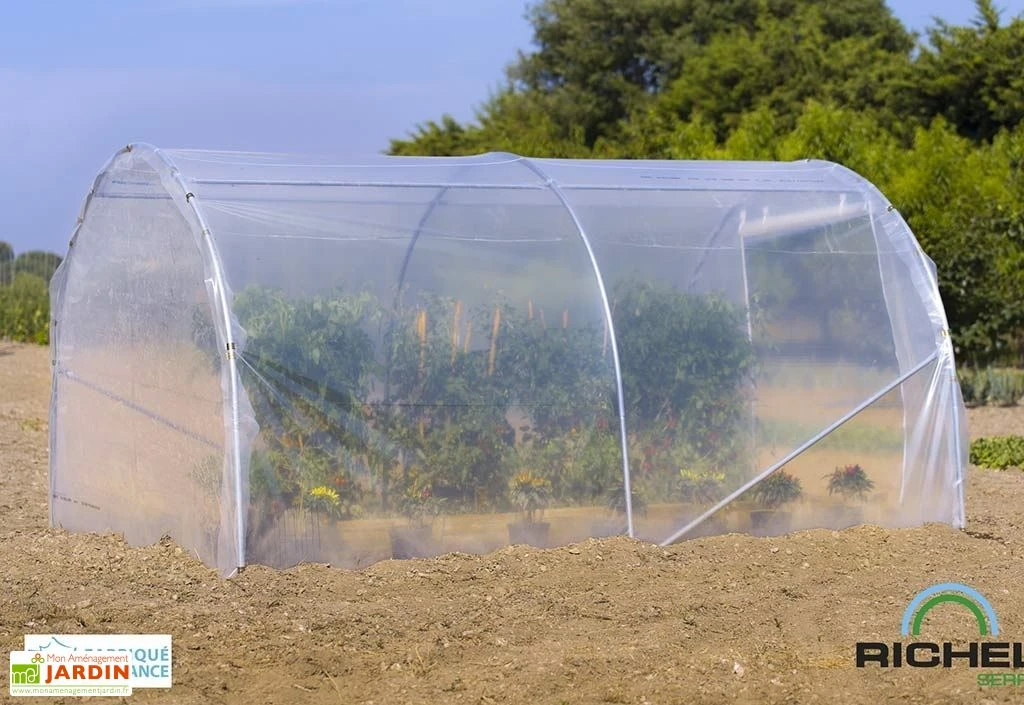 Bâche De Pignon Arrière Pour Serre De Jardin Tunnel Richel 3x4 Pied Droit 2 Bâche De Pignon Arrière Pour Serre De Jardin Tunnel Richel 3x4 Pied Droit – Image 2