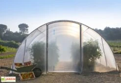 Bâche De Pignon Avant Côté Pour Serre De Jardin Tunnel Richel 4,5 6 Bâche De Pignon Avant Côté Pour Serre De Jardin Tunnel Richel 4,5 -Abriet Mobilier Soldes Boutique serre jardin tunnel richel 450x450cm 1porte 2