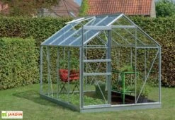 Serre Jardin Aluminium Verre Ivy 5 M² – Plusieurs Coloris