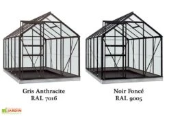 Serre Jardin Aluminium Verre Lily 6,2 M² – Plusieurs Coloris -Abriet Mobilier Soldes Boutique serre jardin verre aluminium lily introgrow 5