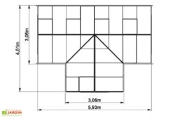 Serre De Jardin Orangerie 22,59 M² -Abriet Mobilier Soldes Boutique serre jardin verre trempe 22m2 2