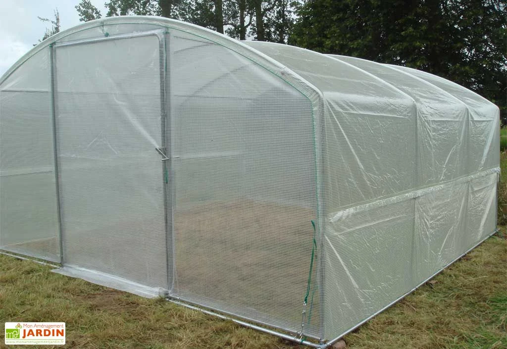 Serre Tunnel Tonneau En Polyéthylène 24 M² - 4 Saisons 6 X 4 M 2 Serre Tunnel Tonneau En Polyéthylène 24 M² - 4 Saisons 6 X 4 M – Image 2