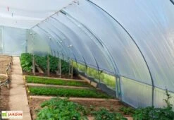 Serre Tunnel En Acier Et Polyéthylène Bretagne Avec Aérations – Largeur 5,80 M -Abriet Mobilier Soldes Boutique serre tunnel acier polyethylene bretagne aerations largeur 580m
