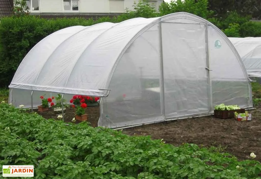 Serre Tunnel Tonneau En Polyéthylène 20 M² - Gothique 4,5 X 4,5 M 1 Serre Tunnel Tonneau En Polyéthylène 20 M² - Gothique 4,5 X 4,5 M