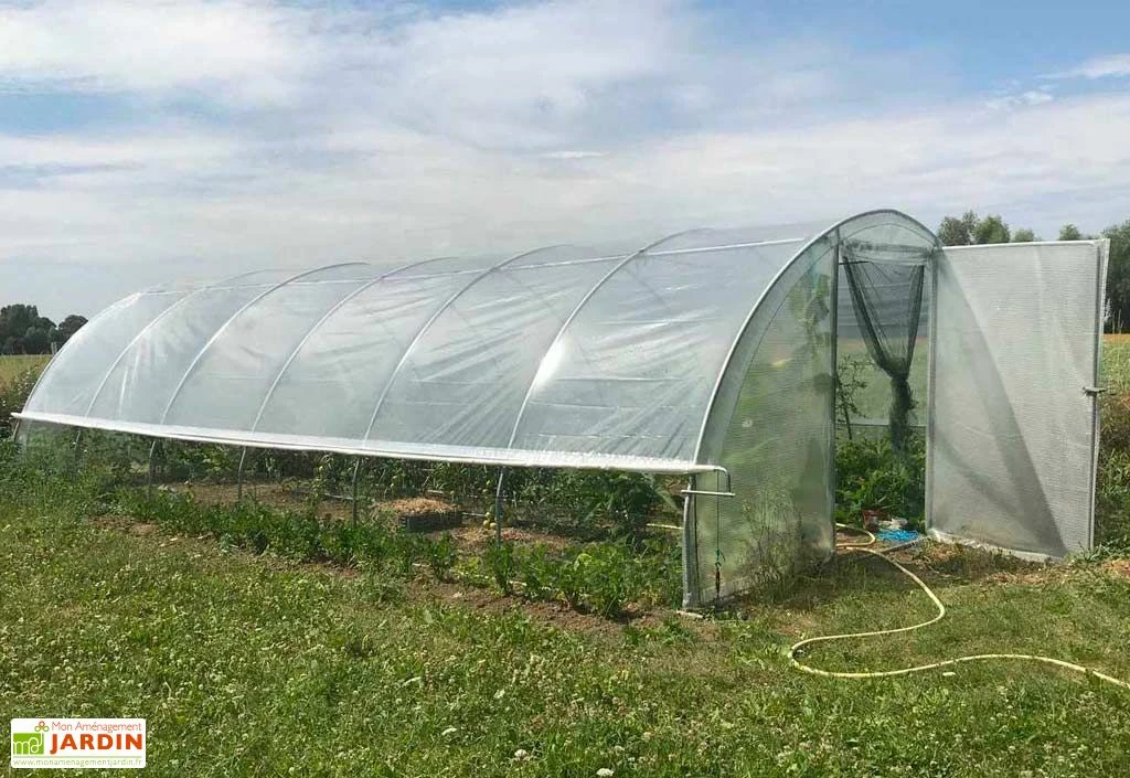 Serre Tunnel Tonneau En Polyéthylène 40 M² - Gothique 9 X 4,5 M 2 Serre Tunnel Tonneau En Polyéthylène 40 M² - Gothique 9 X 4,5 M – Image 2