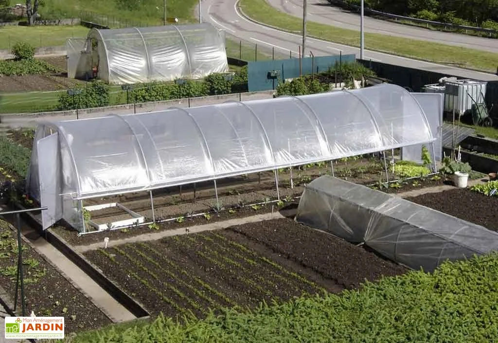 Serre Tunnel Tonneau En Polyéthylène 39 M² - Mini 10,5 X 3,7 M 1 Serre Tunnel Tonneau En Polyéthylène 39 M² - Mini 10,5 X 3,7 M