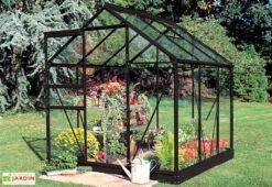 Halls Serre De Jardin En Aluminium Et Verre Popular 66 (3,8 M²) 8 Halls Serre De Jardin En Aluminium Et Verre Popular 66 (3,8 M²) -Abriet Mobilier Soldes Boutique serre verre aluminium halls popular 66