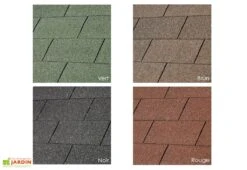 Garage En Bois D’Épicéa Avec Toit En Shingle Gloucester 17 M² -Abriet Mobilier Soldes Boutique shingle 1 2