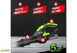Souffleur Sans Fil PowerShared 20V - Sans Batterie 5 Souffleur Sans Fil PowerShared 20V - Sans Batterie -Abriet Mobilier Soldes Boutique souffleur sans fil powershared constructor 1