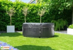 EXIT TOYS Spa Gonflable Extérieur Rond 2 Places Ø 165 Cm – Silver Classic Noir -Abriet Mobilier Soldes Boutique spa exterieur gonflable 2 personnes jardin