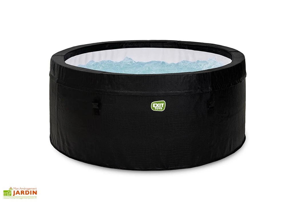 EXIT TOYS Spa Extérieur Rigide Rond 2 Places Ø 165 Cm – Leather Premium Noir 1 EXIT TOYS Spa Extérieur Rigide Rond 2 Places Ø 165 Cm – Leather Premium Noir