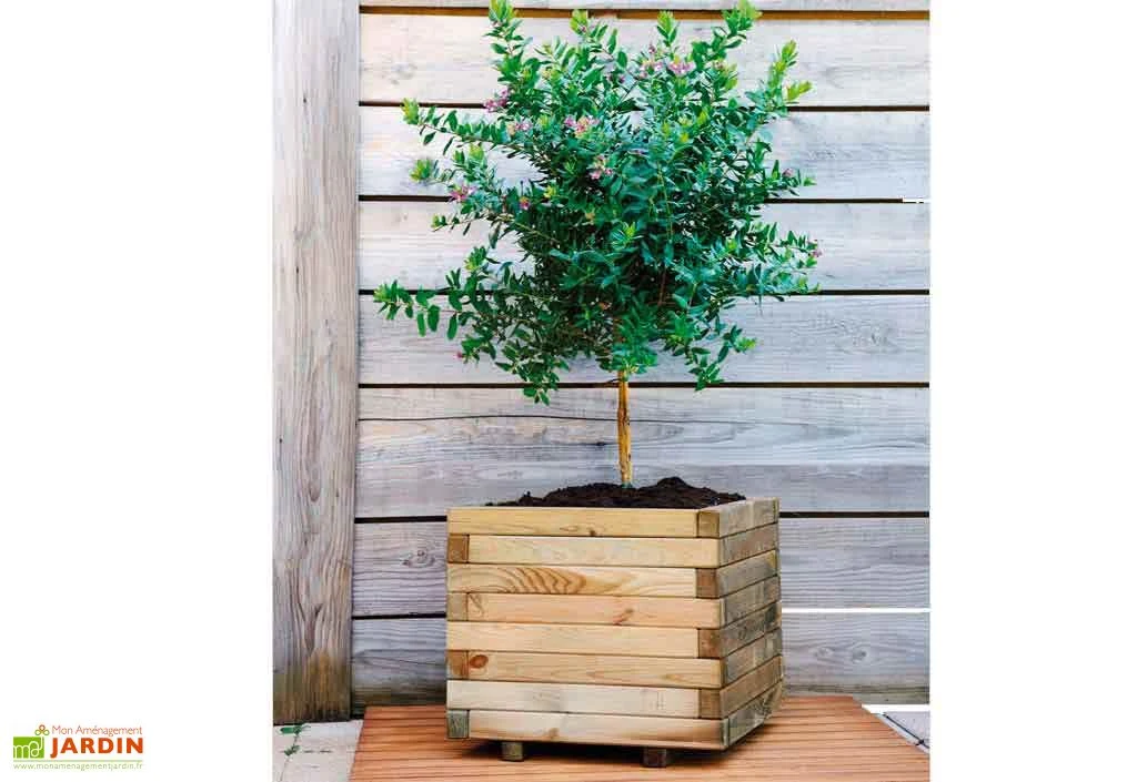 Bac à Fleurs Stockholm 50 Carré (50x50x43) 2 Bac à Fleurs Stockholm 50 Carré (50x50x43) – Image 2