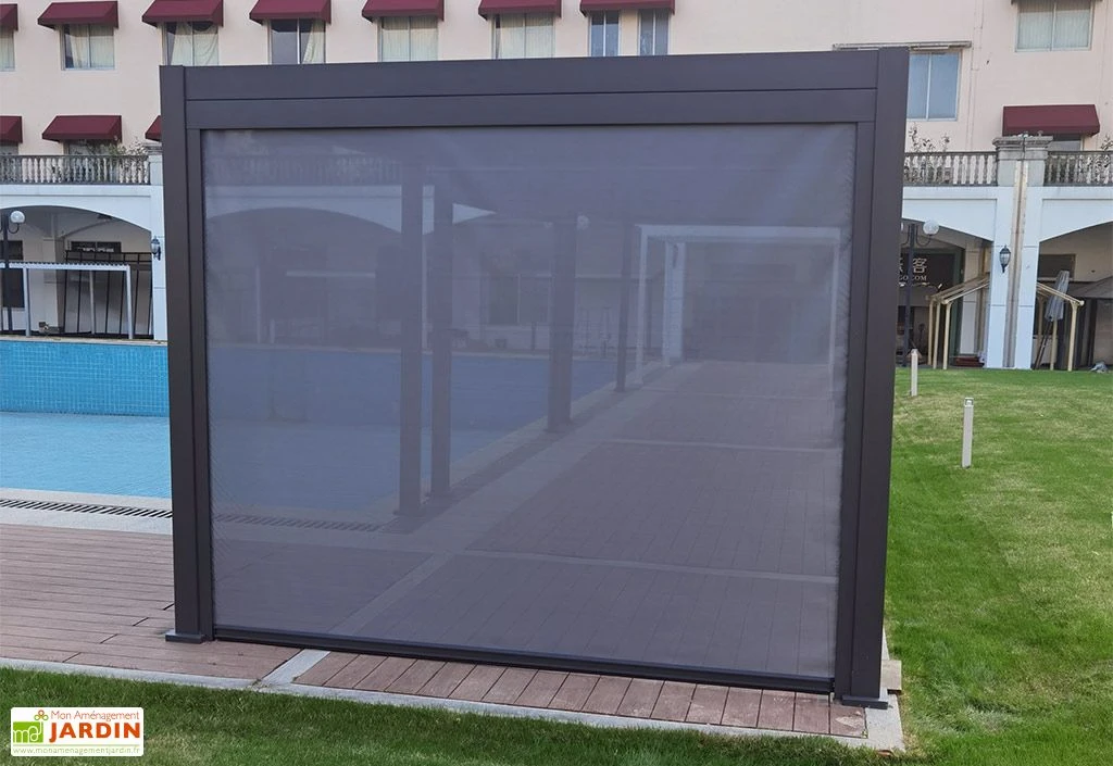 Store Latéral Enroulable Pour Pergola Bioclimatique Ombrea – 3 M 1 Store Latéral Enroulable Pour Pergola Bioclimatique Ombrea – 3 M