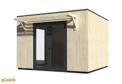 Studio De Jardin Modulable En Bois De Sapin Brut Como 13 M² 8 Studio De Jardin Modulable En Bois De Sapin Brut Como 13 M² -Abriet Mobilier Soldes Boutique studio jardin modulable bois sapin brut como 13 m