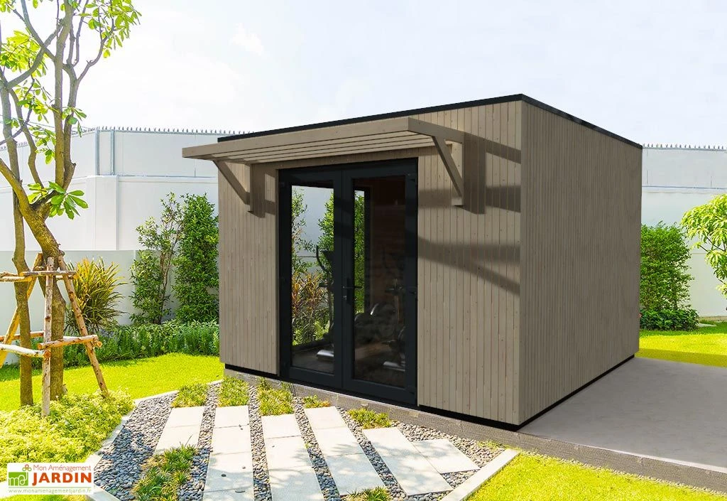 Studio De Jardin Modulable En Bois De Sapin Brut Como 13 M² 1 Studio De Jardin Modulable En Bois De Sapin Brut Como 13 M²