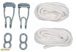 Kit De Fixation Rope Pro Sur Arbres Pour Hamac -Abriet Mobilier Soldes Boutique support hamac kit rop pro 95000 2