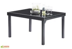 Table De Jardin Extensible En Verre Et Alu - Modulo 135/270 Cm 11 Table De Jardin Extensible En Verre Et Alu - Modulo 135/270 Cm -Abriet Mobilier Soldes Boutique table alu extensible modulo plateau verre 6 8 personnes 1