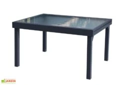 Table De Jardin Extensible En Verre Et Alu - Modulo 135/270 Cm 9 Table De Jardin Extensible En Verre Et Alu - Modulo 135/270 Cm -Abriet Mobilier Soldes Boutique table alu extensible modulo plateau verre 6 8 personnes