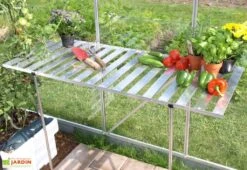 Table Rabattable Aluminium Anodisé