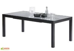Salon De Jardin HPL Star : Table Extensible Alu + 12 Fauteuils -Abriet Mobilier Soldes Boutique table aluminium salon de jardin 8 12 personnes 1
