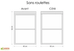 Table D’appoint En Acier Inoxydable 62 X 62 Cm - MOBT 60 -Abriet Mobilier Soldes Boutique table appoint cuisine exterieure inox stengel 1