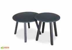 Salon De Jardin 4 Places En Aluminium Et Résine Tressée Agadir 11 Salon De Jardin 4 Places En Aluminium Et Résine Tressée Agadir -Abriet Mobilier Soldes Boutique table basse salon jardin aluminium resine tressee agadir