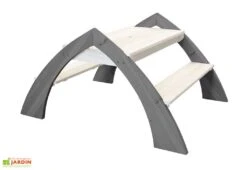 Axi Table De Pique-Nique Eau Et Sable Delta + Parasol -Abriet Mobilier Soldes Boutique table bois pique nique enfants eau sable parasol 1