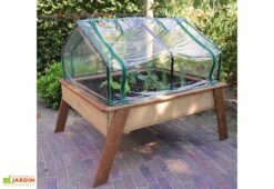 Axi Table De Culture En Bois De Hemlock + Bâche Plastique - 110 X 93 X 99 Cm -Abriet Mobilier Soldes Boutique table culture bois bache plastique