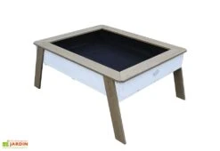 Axi Table De Culture En Bois De Hemlock - 110 X 93 X 50 Cm -Abriet Mobilier Soldes Boutique table culture bois hemlock blanc