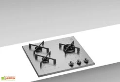 Table De Cuisson En Inox Avec Plancha + Triple Feu à Gaz Oasi 205C -Abriet Mobilier Soldes Boutique table de cuisson 400099 2