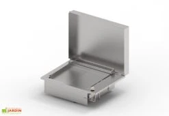 Table De Cuisson En Inox Avec Plancha + Triple Feu à Gaz Oasi 205C -Abriet Mobilier Soldes Boutique table de cuisson 400099 3