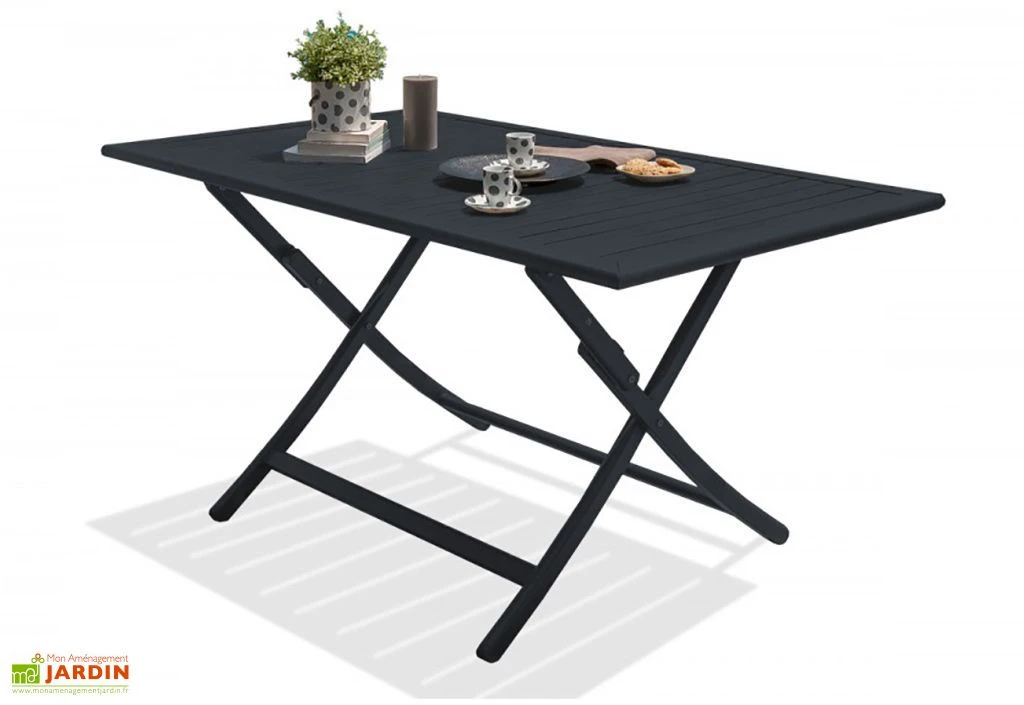 Table De Jardin Pliante Marius 140x80 2 Table De Jardin Pliante Marius 140x80 – Image 2