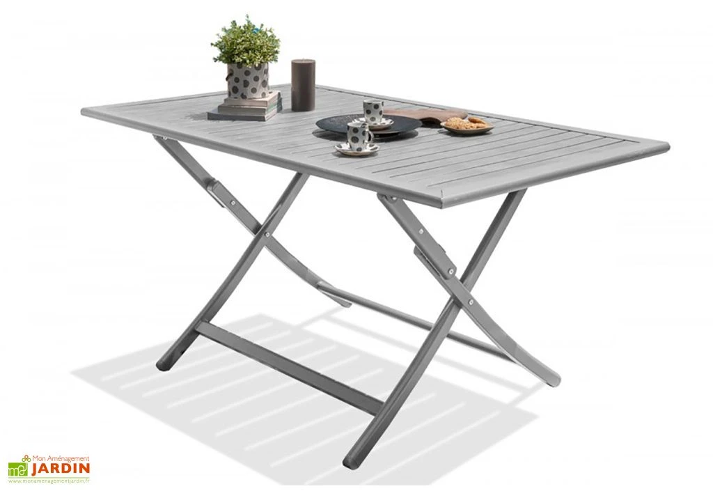 Table De Jardin Pliante Marius 140x80 3 Table De Jardin Pliante Marius 140x80 – Image 3