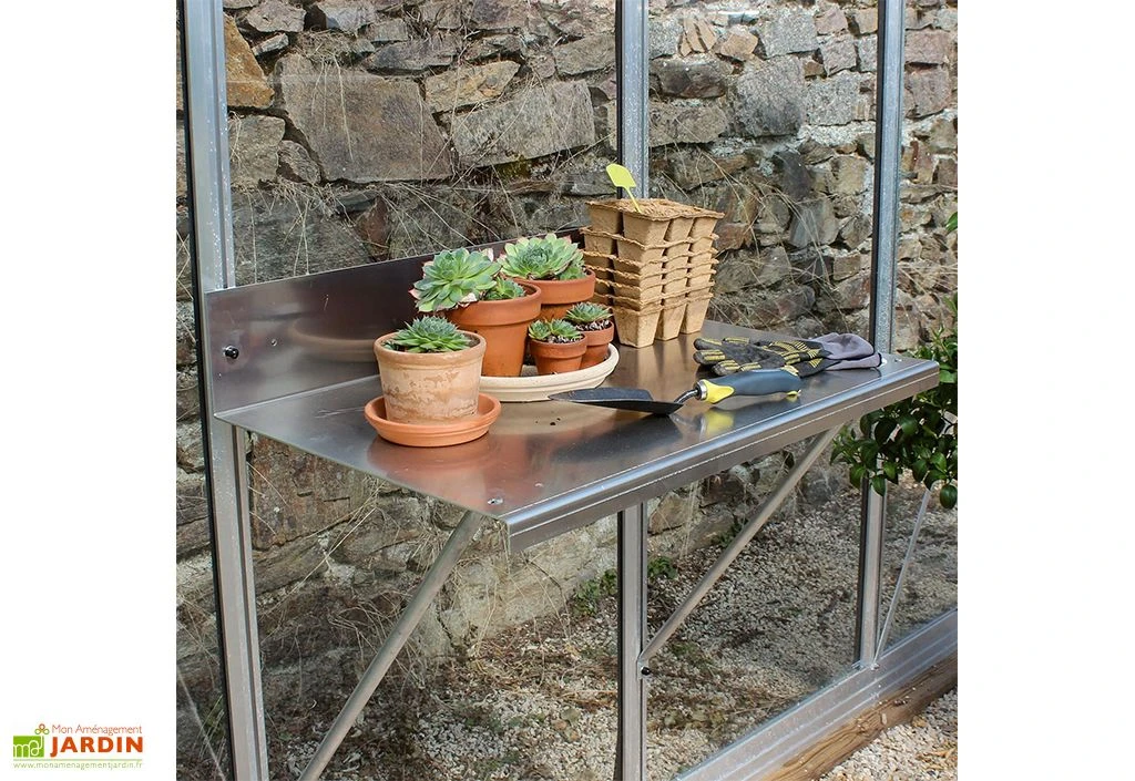 Table De Rempotage En Aluminium Pour Serre Lams – 80 X 50 Cm 1 Table De Rempotage En Aluminium Pour Serre Lams – 80 X 50 Cm