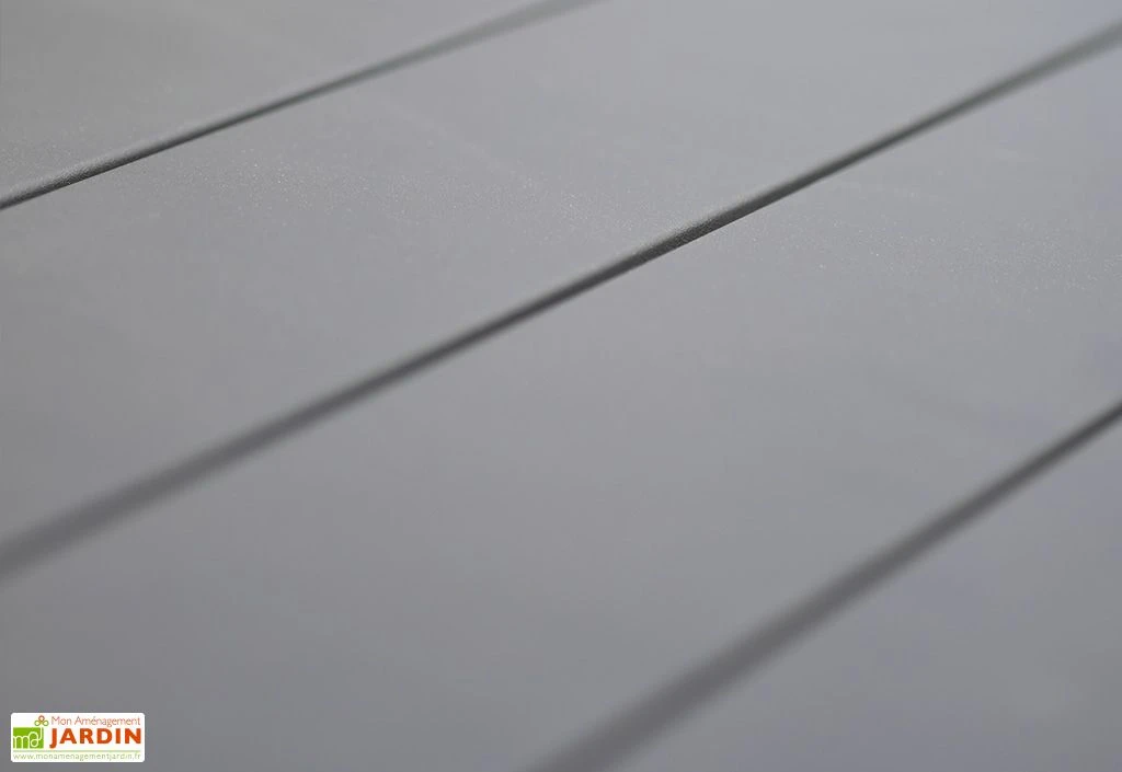 Table En Aluminium Avec Rallonge Automatique Anthracite 180/240 Miami 2 Table En Aluminium Avec Rallonge Automatique Anthracite 180/240 Miami – Image 2