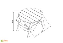 Axi Table Pour Enfant En Bois De Hemlock + Tabourets -Abriet Mobilier Soldes Boutique table enfant bois hemlock tabourets 3