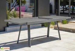 Table De Jardin Extensible En Aluminium Stockholm 150/225 Cm