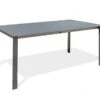 Table De Jardin Extensible En Aluminium Et Verre Honfleur 180/250 Cm