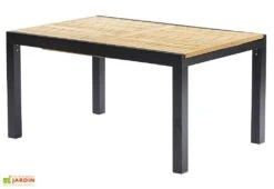 Salon De Jardin Bali : Table Extensible + 6 Fauteuils + 4 Chaises -Abriet Mobilier Soldes Boutique table fermee salon de jardin aluminium bois 10 personnes