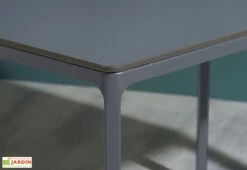 Salon De Jardin : 1 Table Aluminium 120 X 80 Cm + 4 Fauteuils – Hall 10 Salon De Jardin : 1 Table Aluminium 120 X 80 Cm + 4 Fauteuils – Hall -Abriet Mobilier Soldes Boutique table jardin alu gris anthracite ezpeleta 2