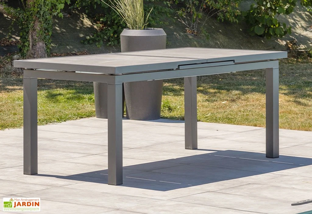 Table De Jardin Extensible Aluminium Et Céramique Venise 190/250 Cm 1 Table De Jardin Extensible Aluminium Et Céramique Venise 190/250 Cm